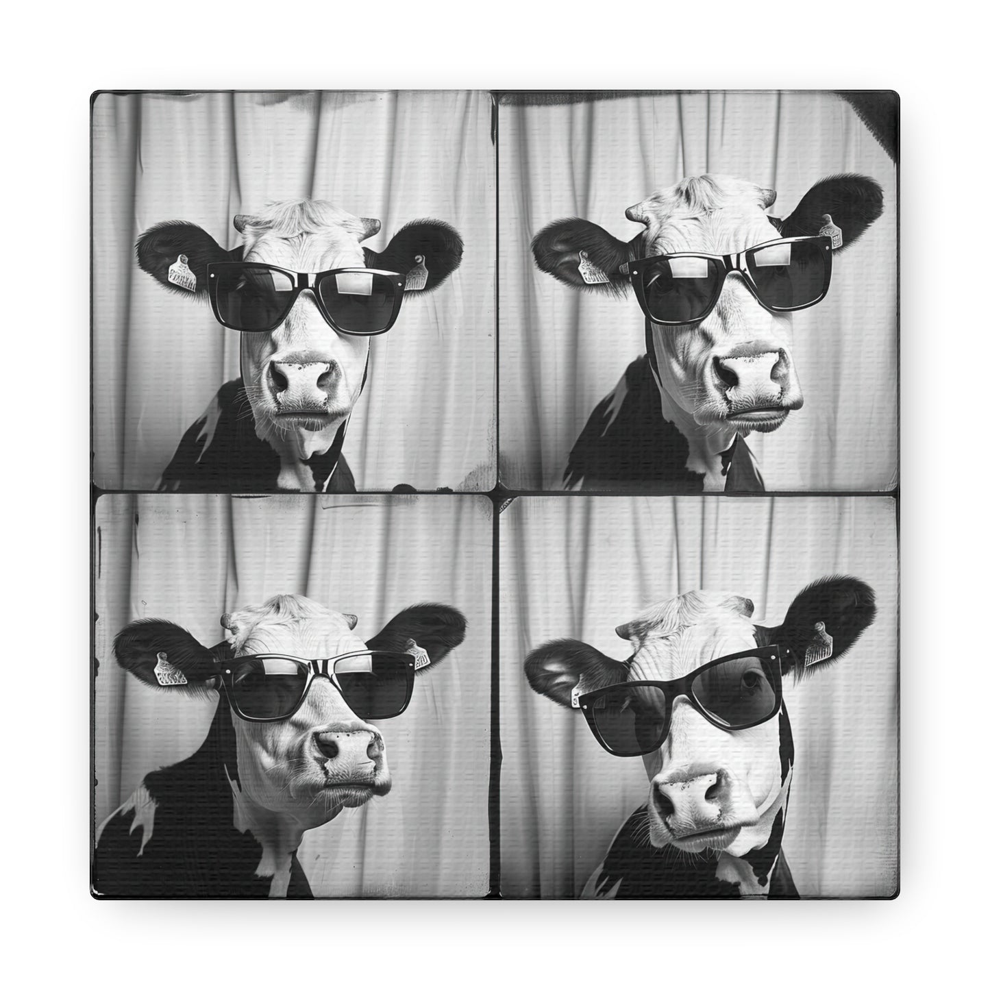 Cow Photo Booth Canvas