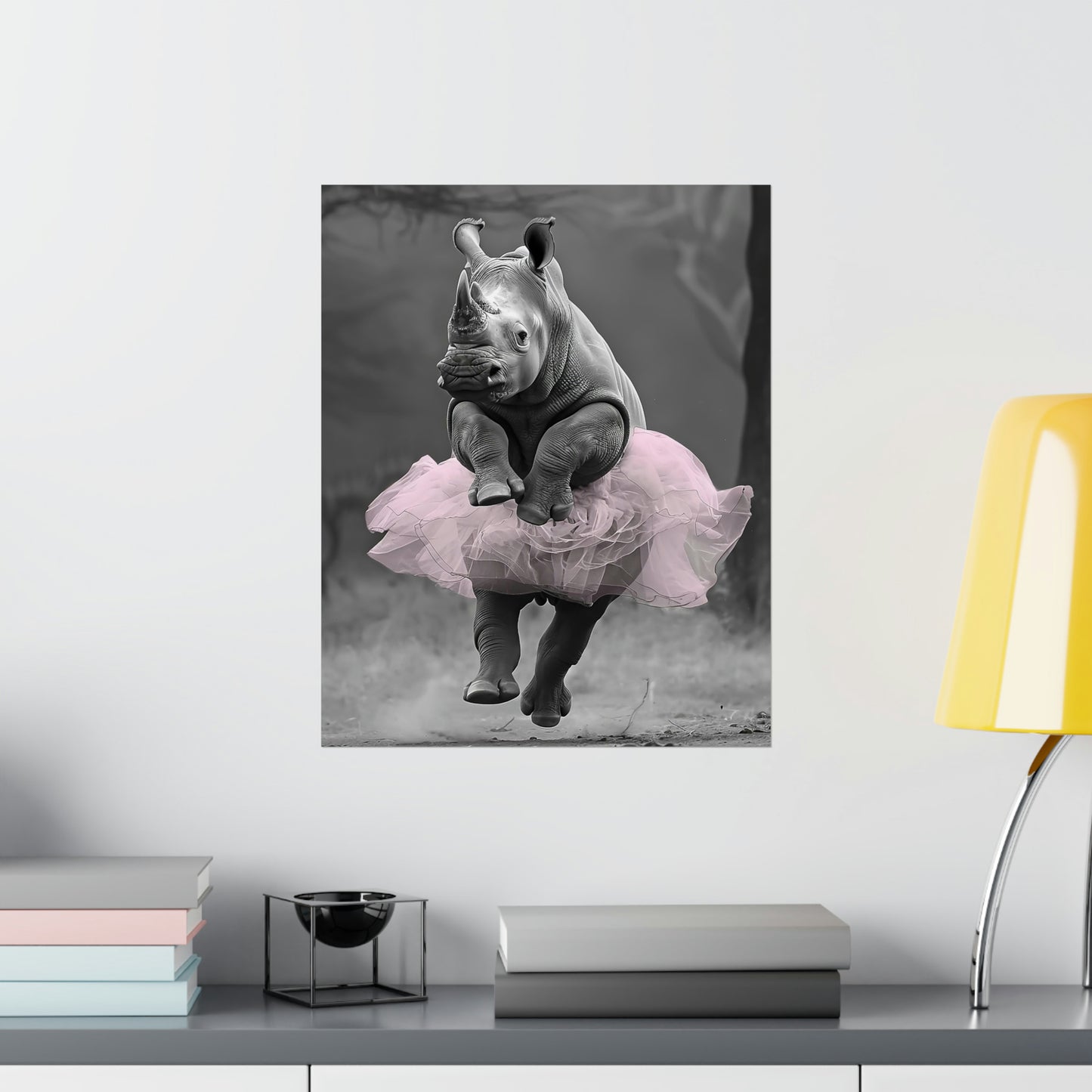 Rhino Tutu, Rhino Wall Art