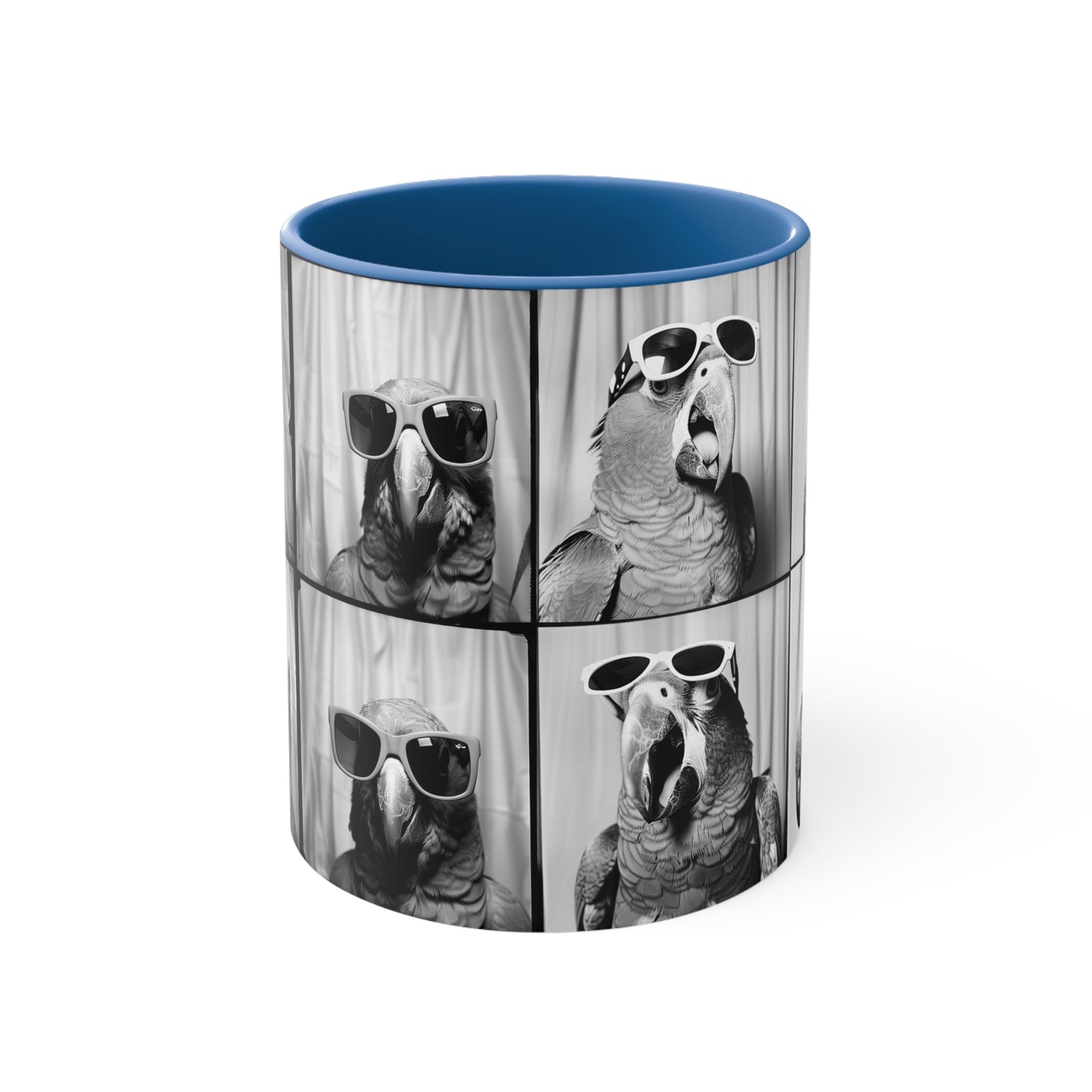 Parrot Photo Booth Accent Coffee Mug, 11oz