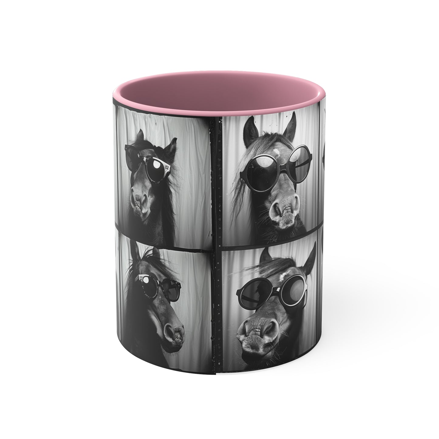 Horse Photo Booth Accent Coffee Mug, 11oz