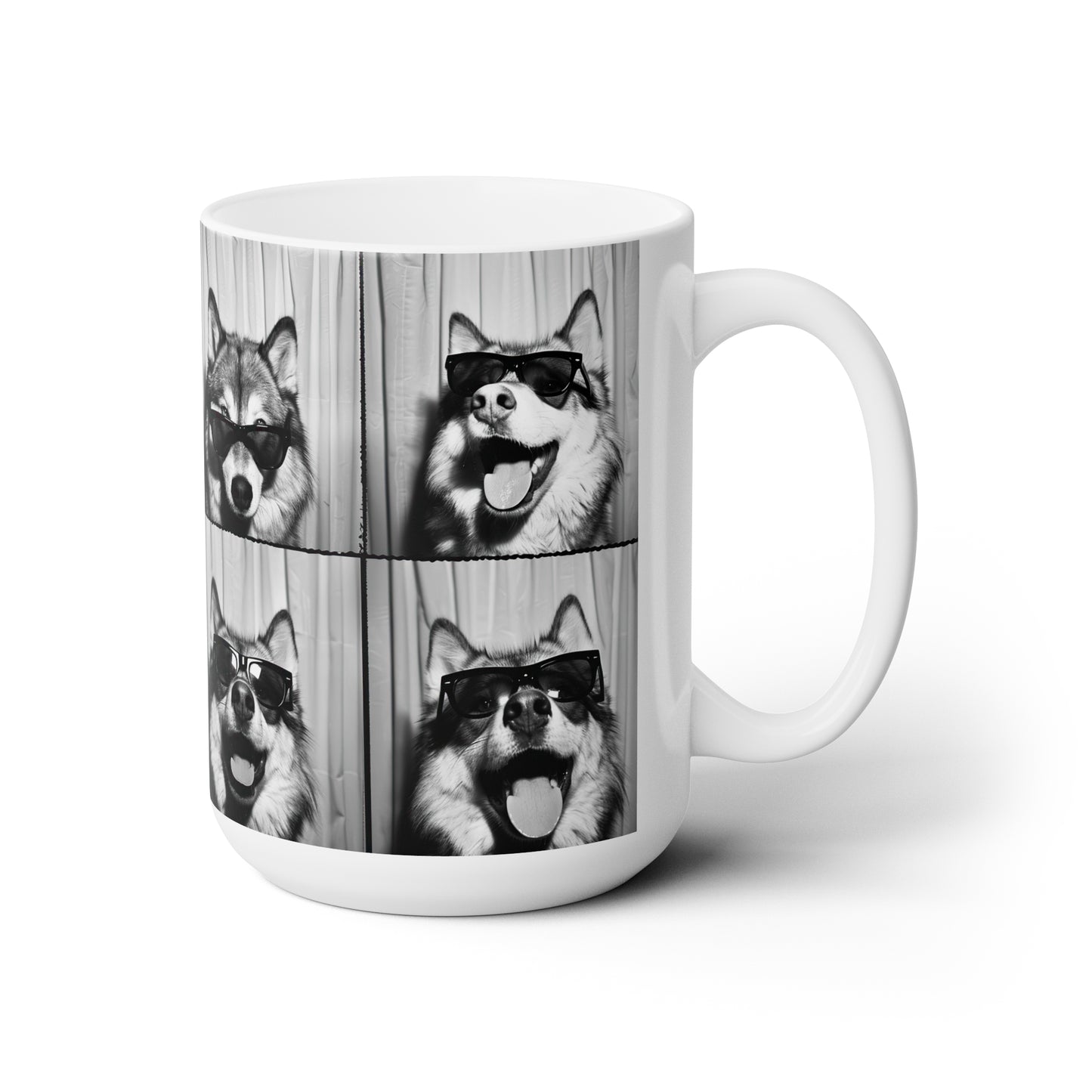 Wolf Photo Booth Accent Coffee Mug, 11oz