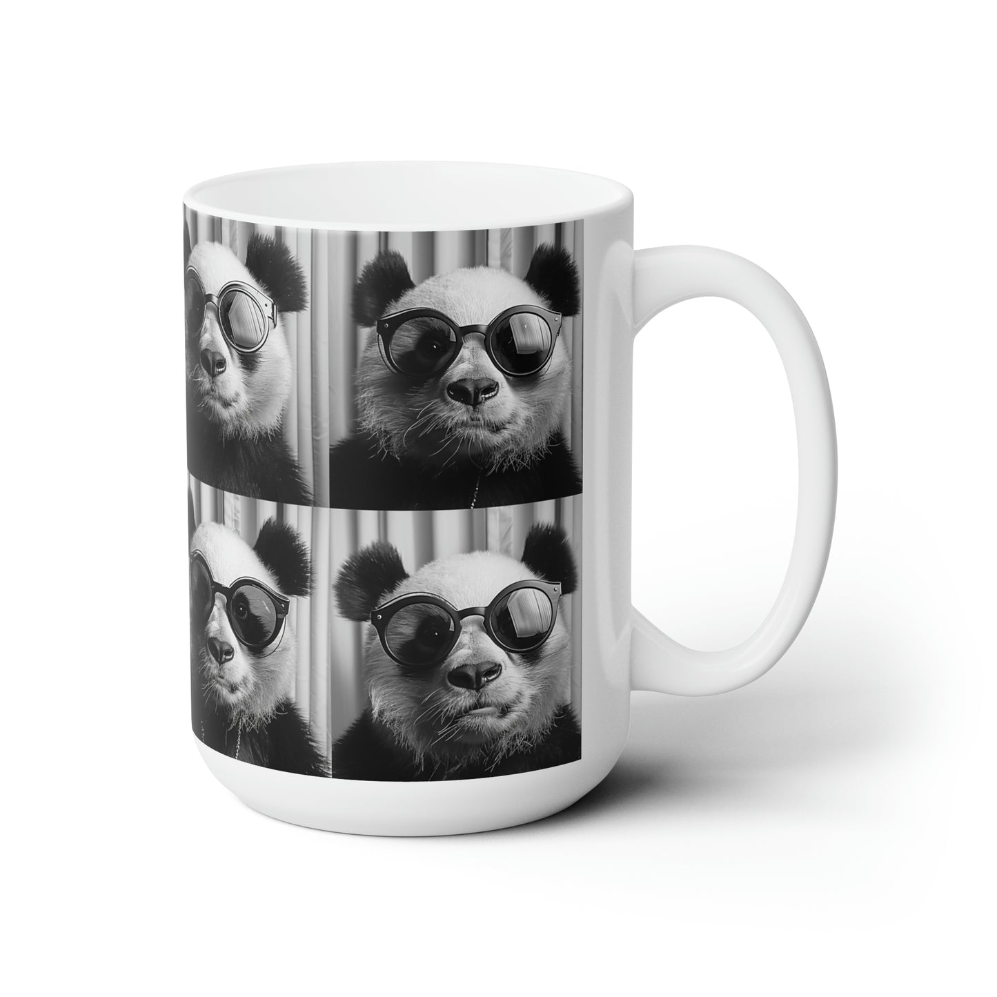 Panda Photo Booth Accent Coffee Mug, 11oz