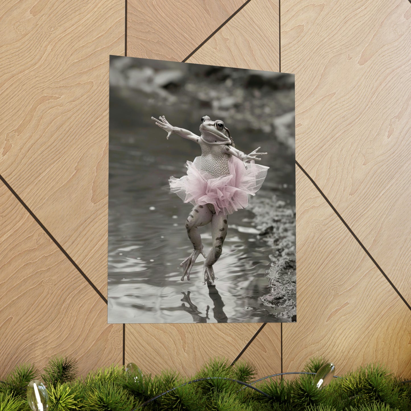 Frog Tutu, Frog Wall Art