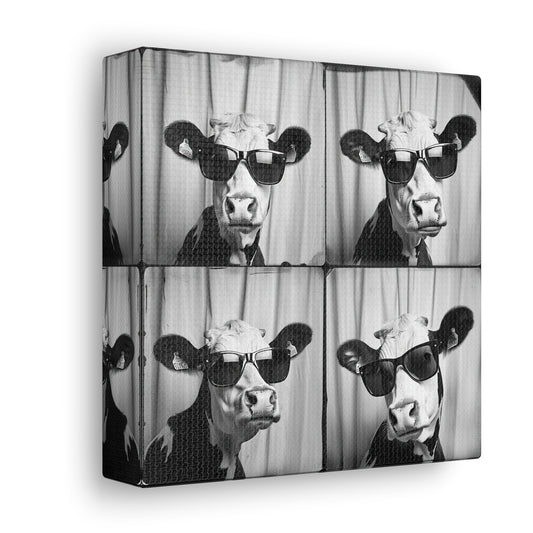 Cow Photo Booth Canvas
