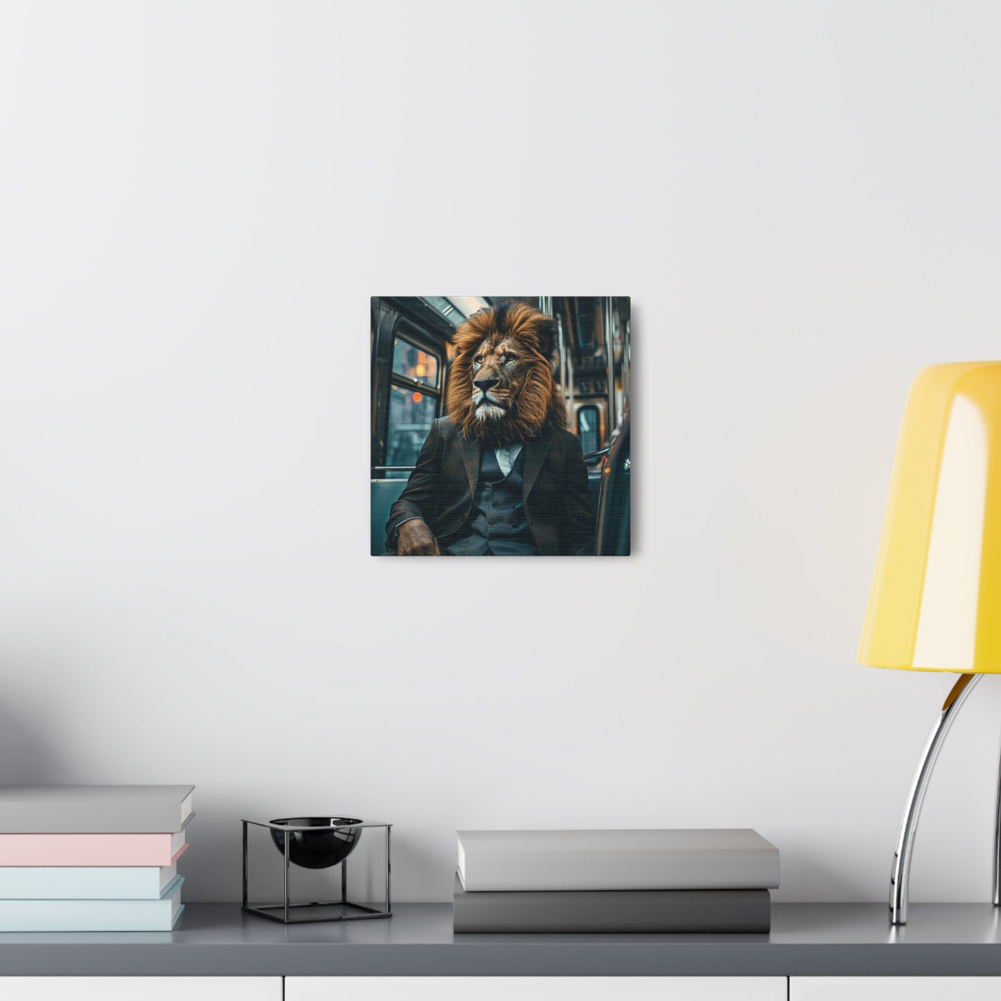 Lion Subway Canvas