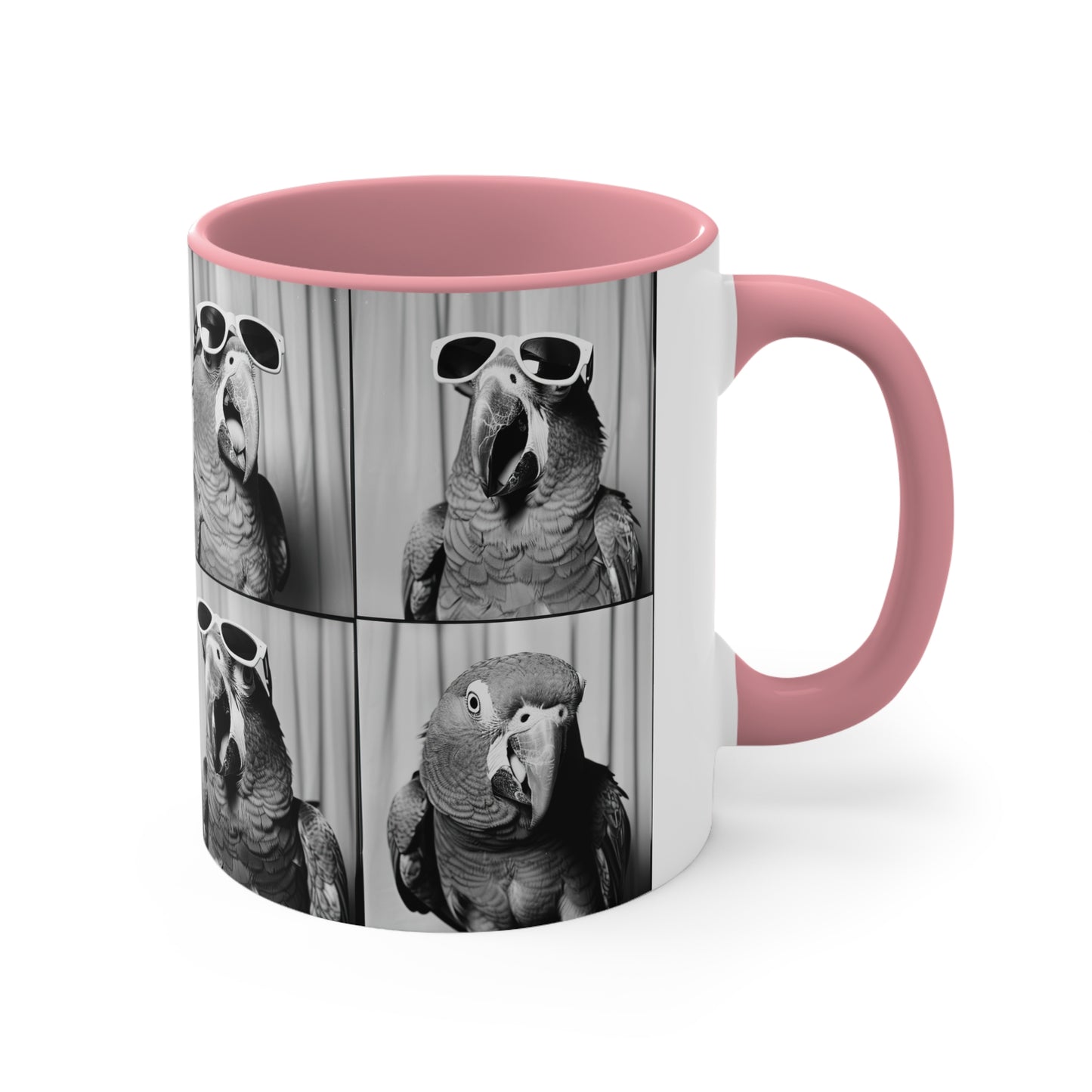 Parrot Photo Booth Accent Coffee Mug, 11oz