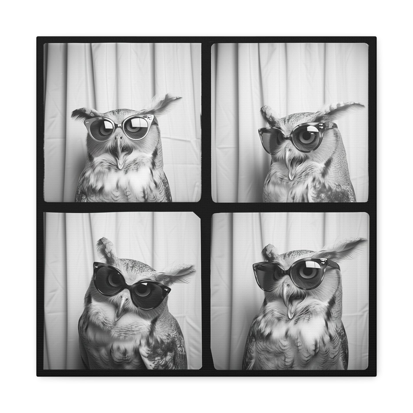 Owl Photo Booth Canvas