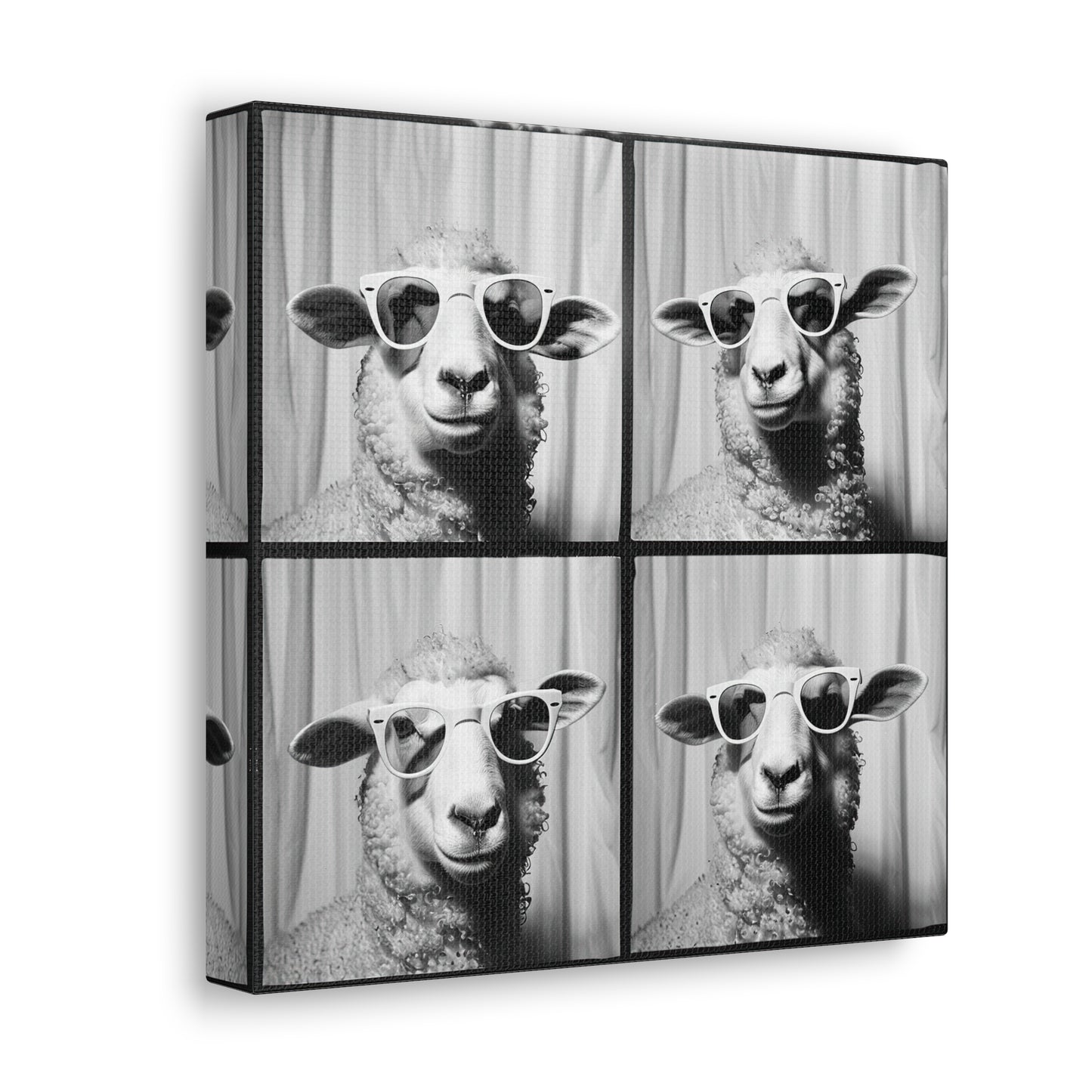 Sheep Photo Booth Canvas