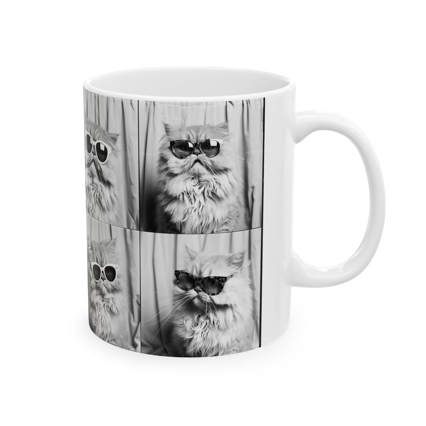 Persian Cat Photo Booth 11oz Mug