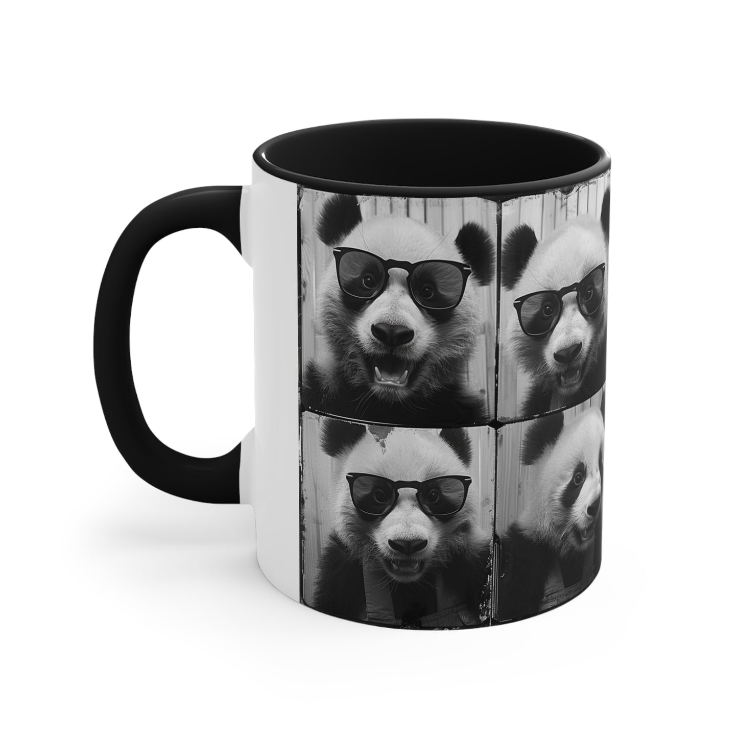 Panda Photo Booth Accent Coffee Mug, 11oz