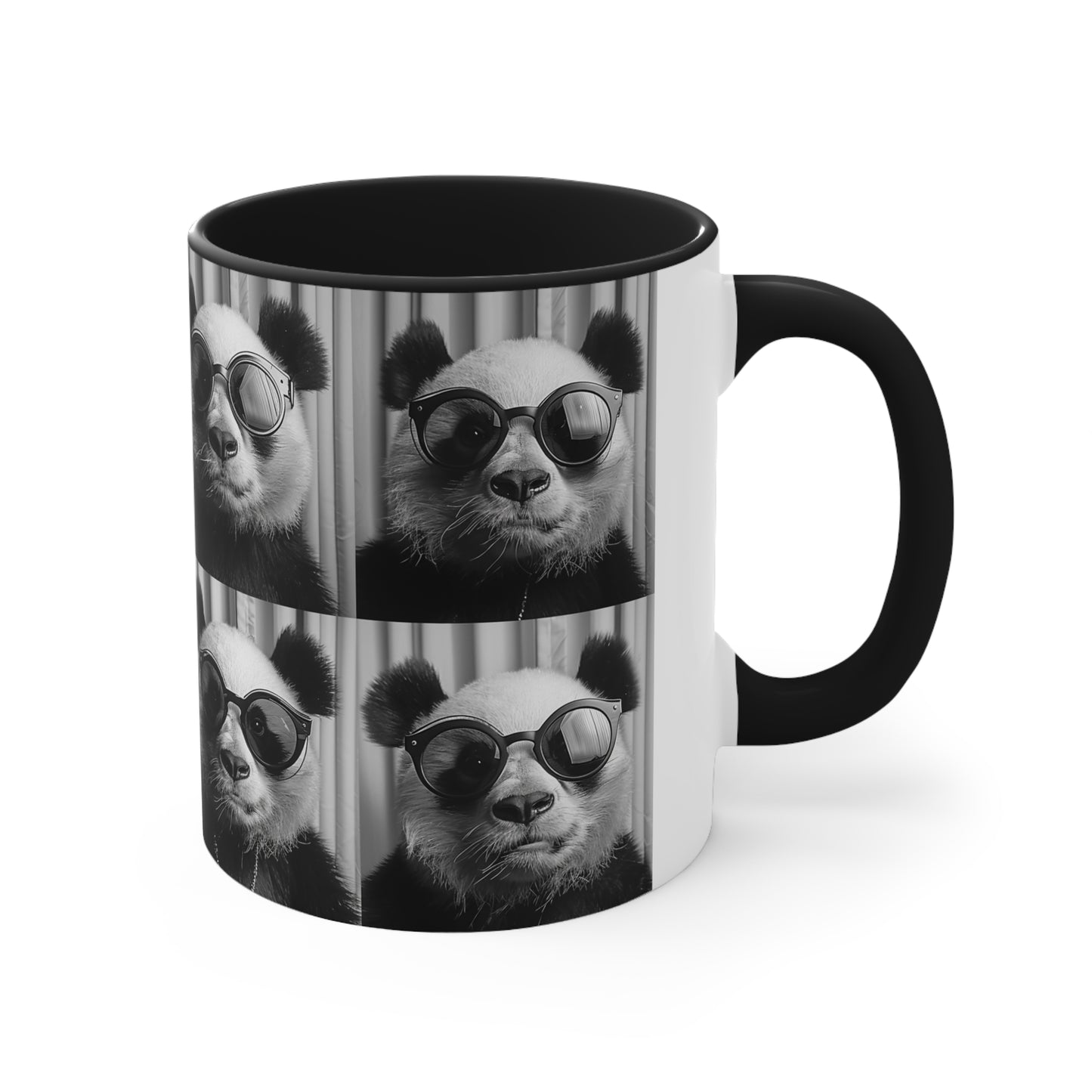 Panda Photo Booth Accent Coffee Mug, 11oz