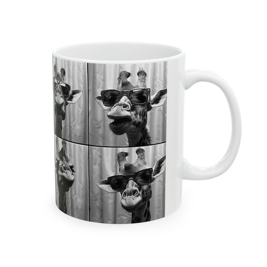 Giraffe Photo Booth 11oz Mug