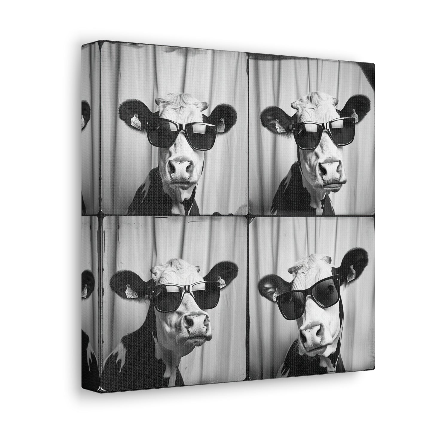 Cow Photo Booth Canvas