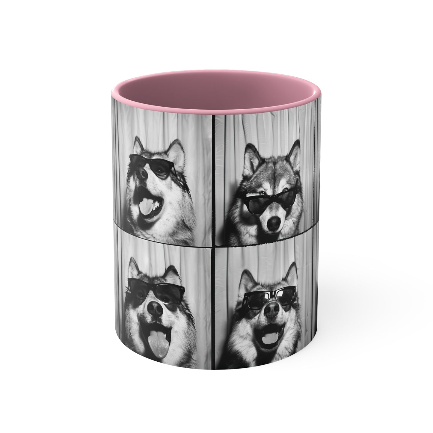 Wolf Photo Booth Accent Coffee Mug, 11oz