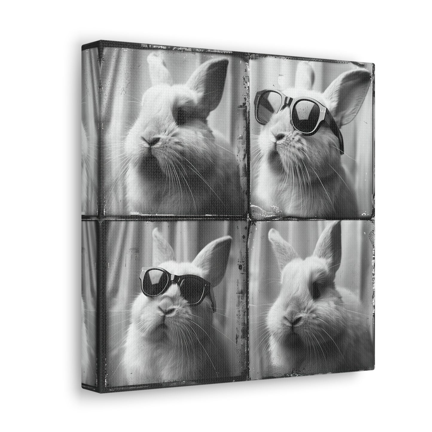 Rabbit Photo Booth Canvas