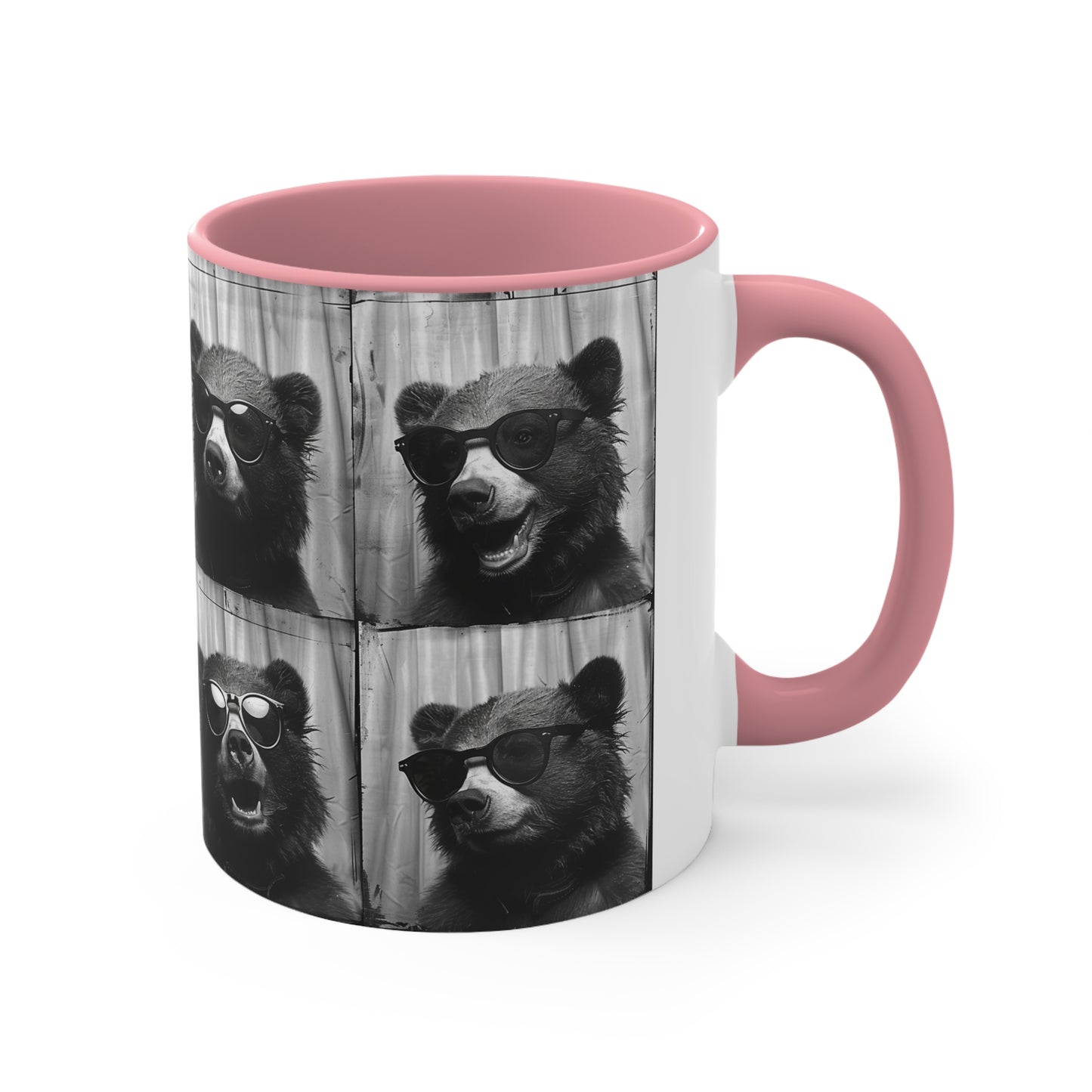 Bear Photo Booth Accent Coffee Mug, 11oz