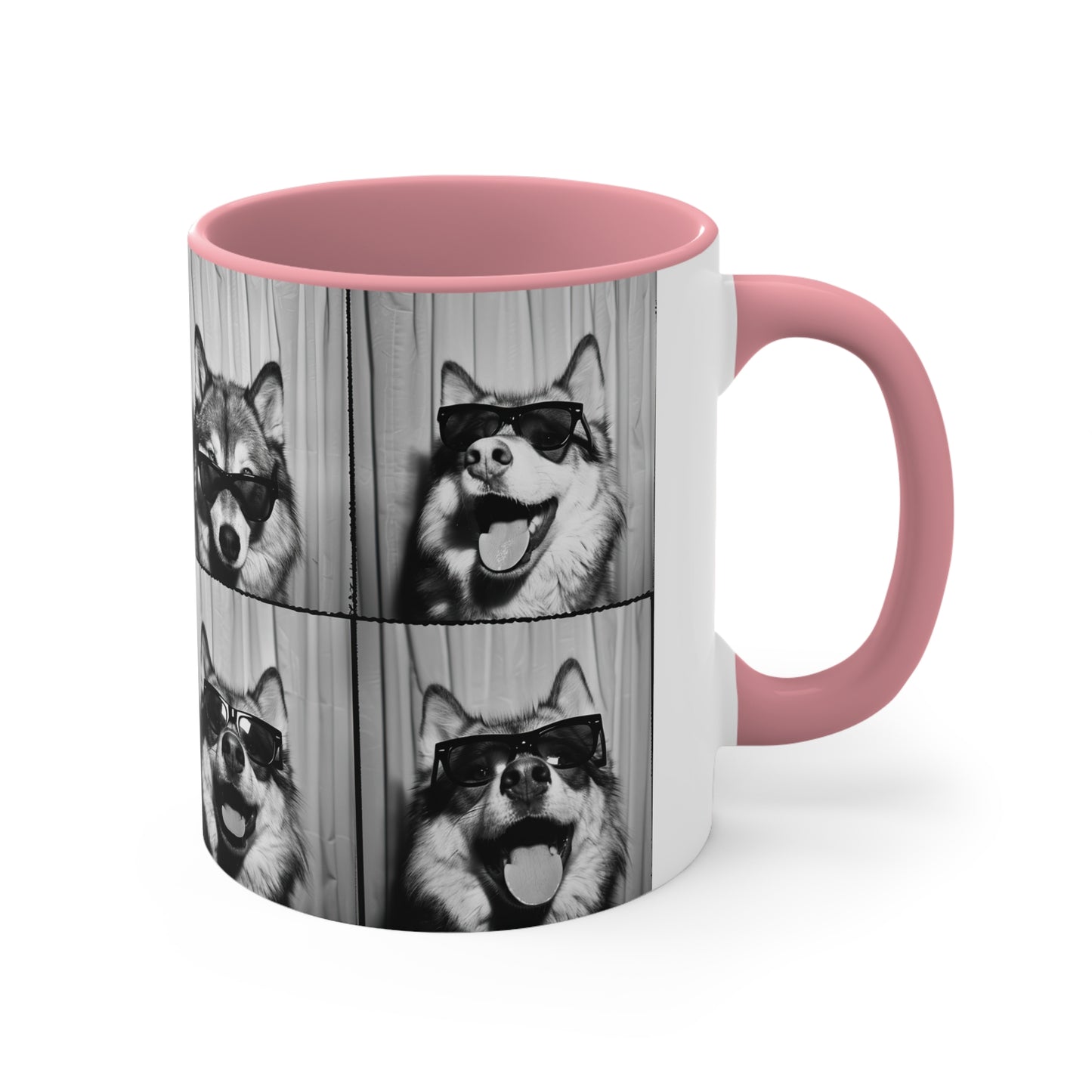 Wolf Photo Booth Accent Coffee Mug, 11oz