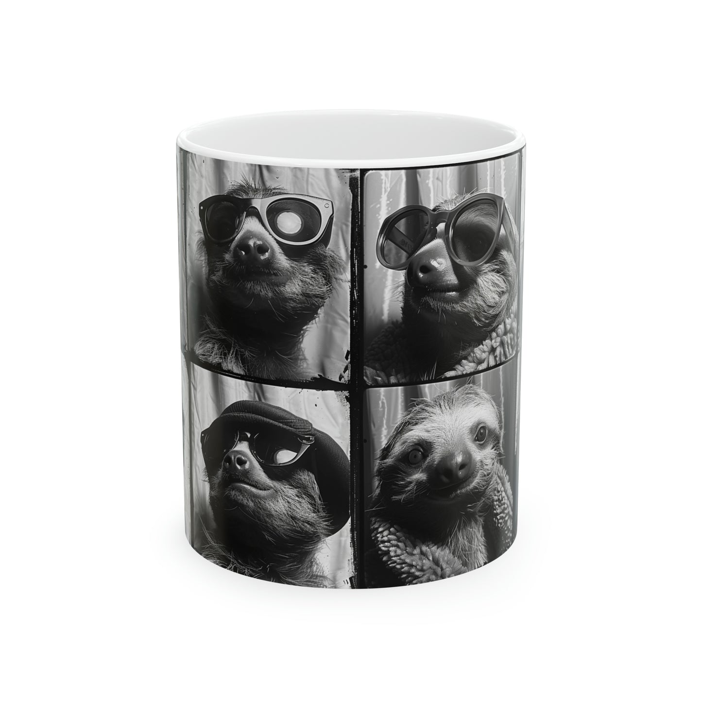 Sloth Photo Booth 11oz Mug