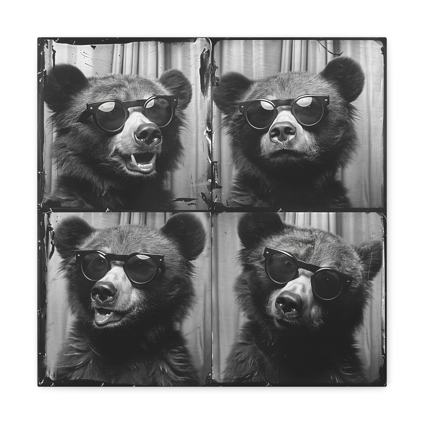 Bear Photo Booth Canvas