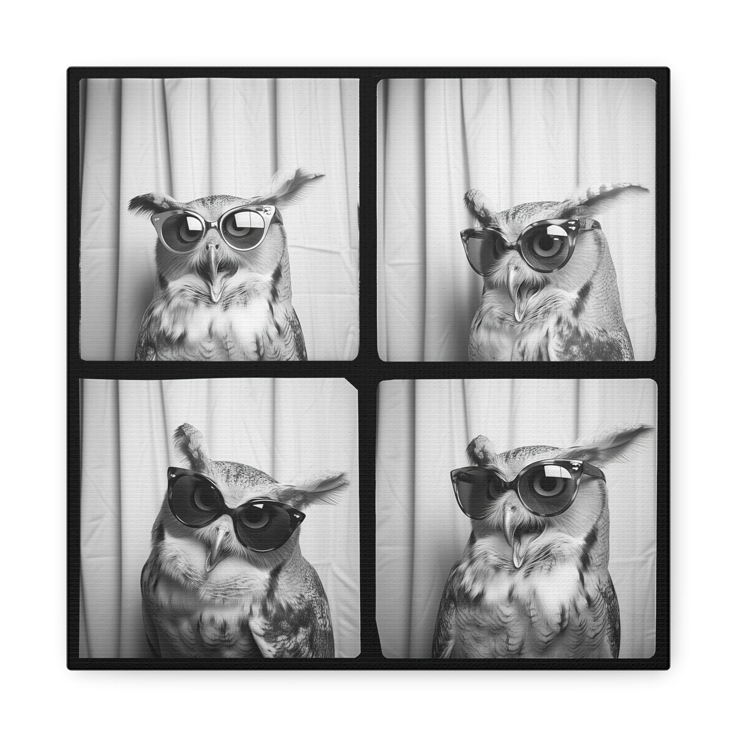 Owl Photo Booth Canvas