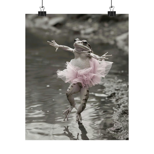 Frog Tutu, Frog Wall Art