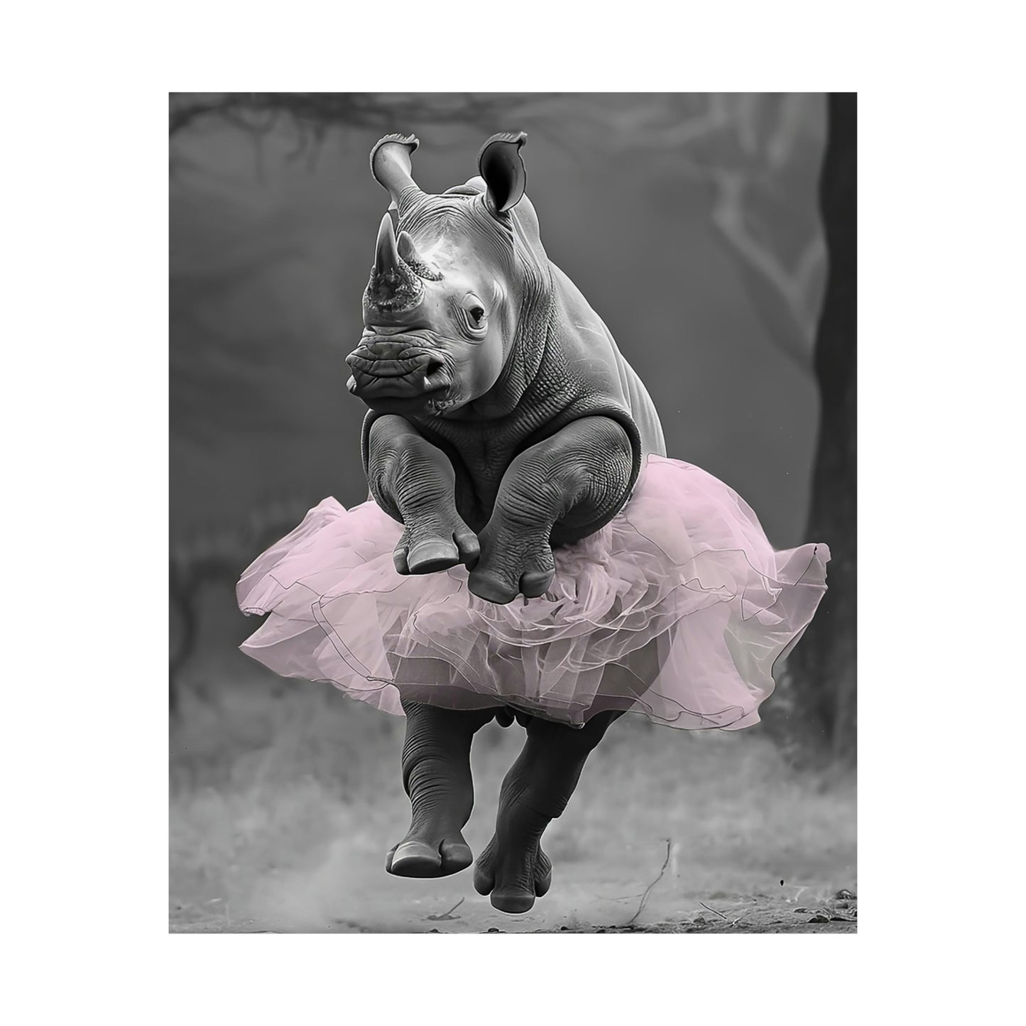 Rhino Tutu, Rhino Wall Art