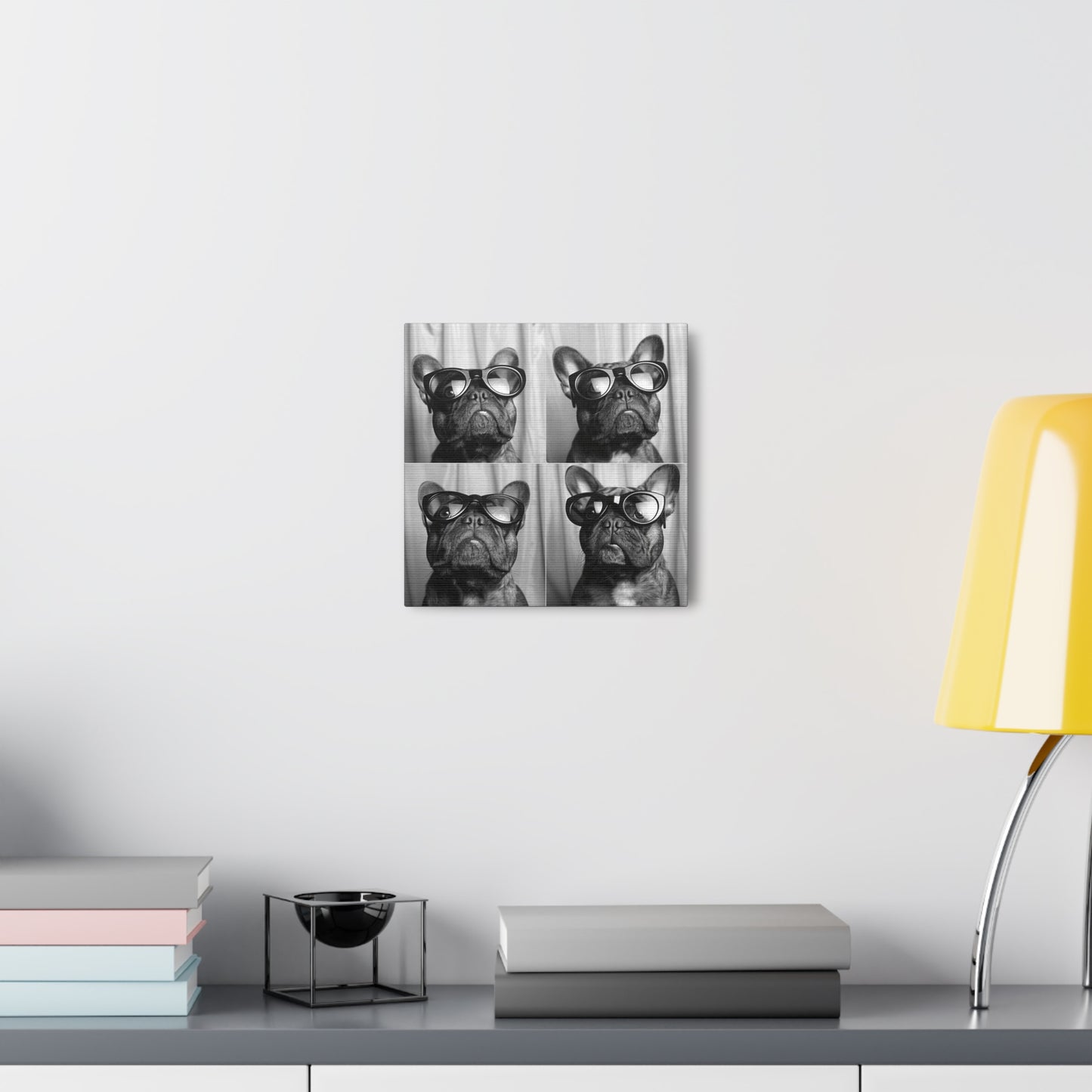 French Bulldog Photo Booth Canvas