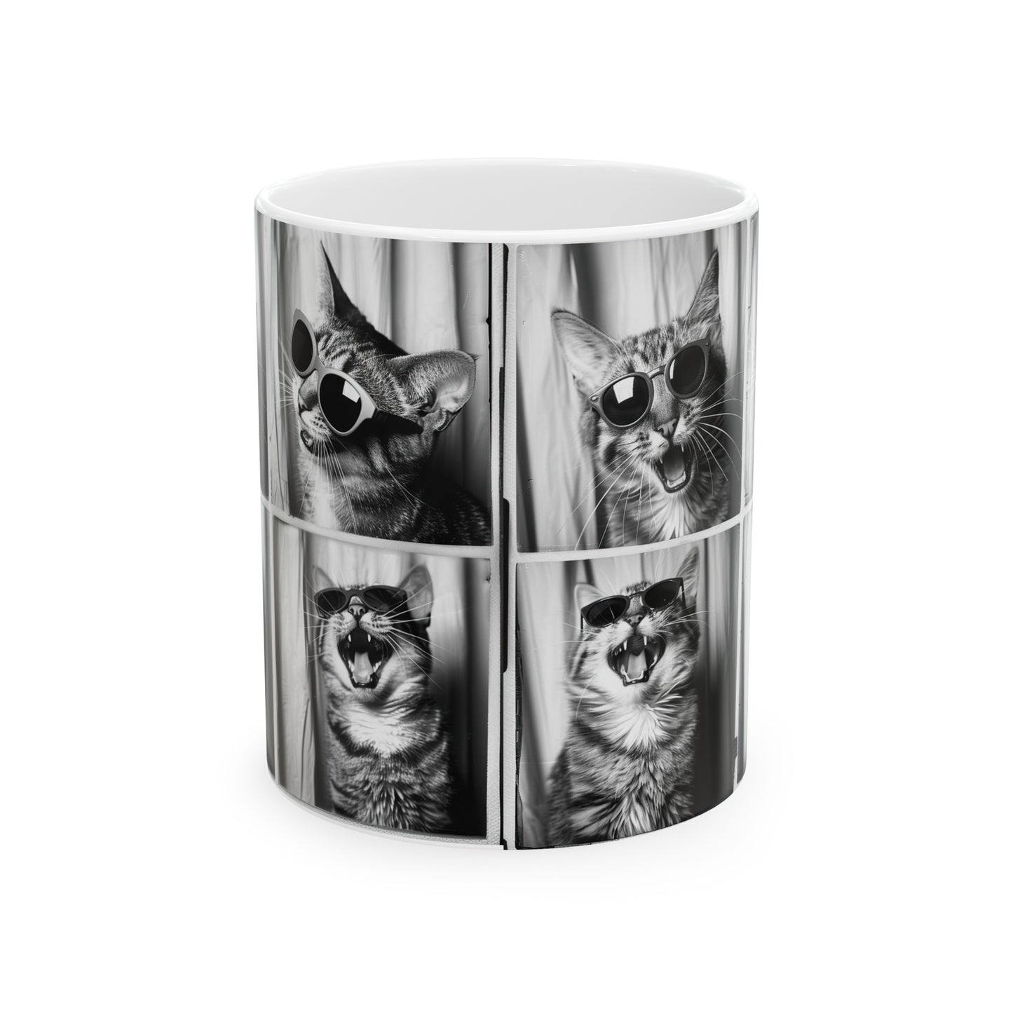 Tabby Cat Photo Booth 11oz Mug