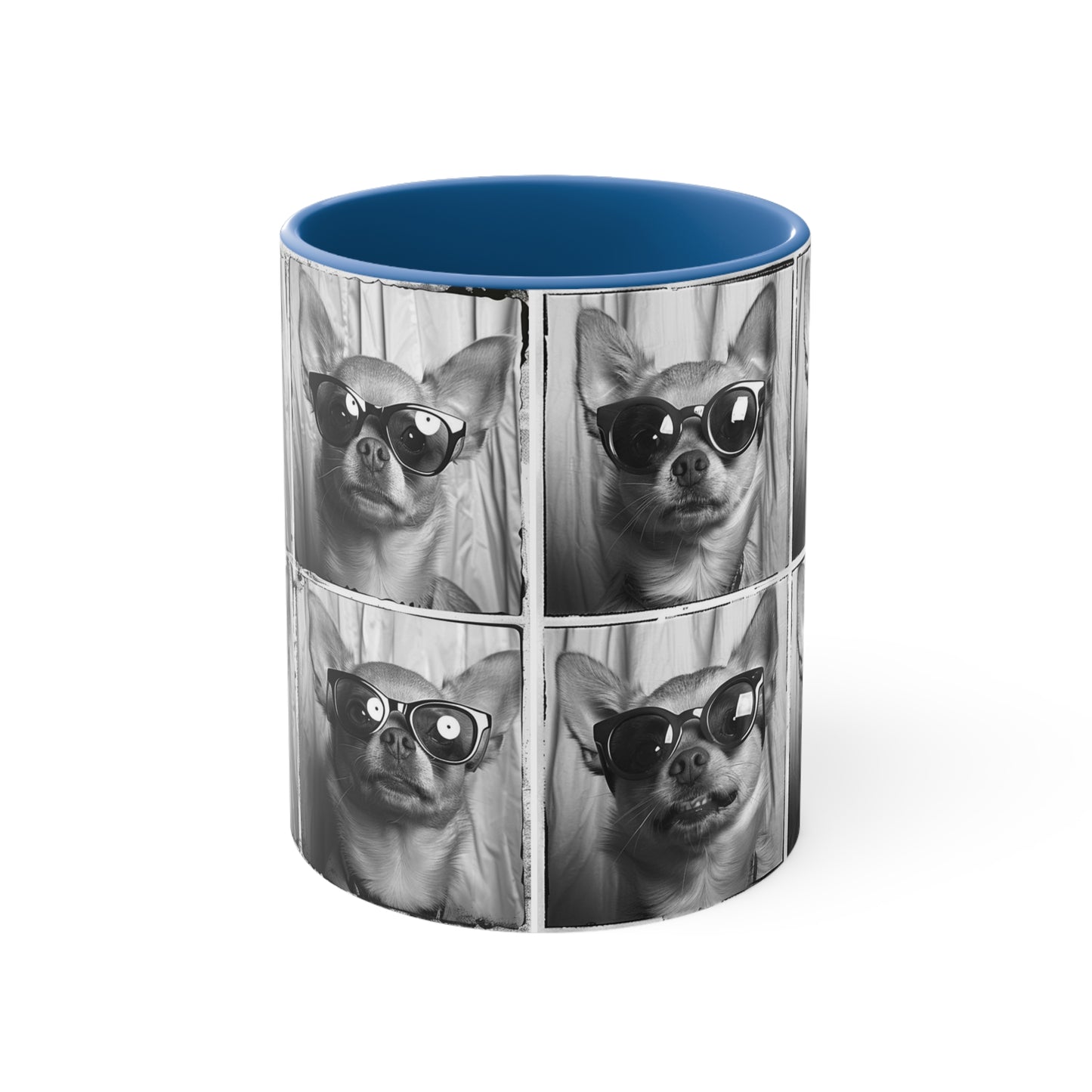 Chihuahua Photo Booth Accent Coffee Mug, 11oz