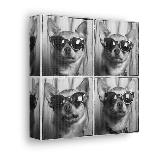Chihuahua Photo Booth Canvas