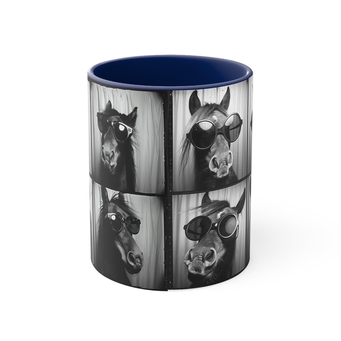 Horse Photo Booth Accent Coffee Mug, 11oz