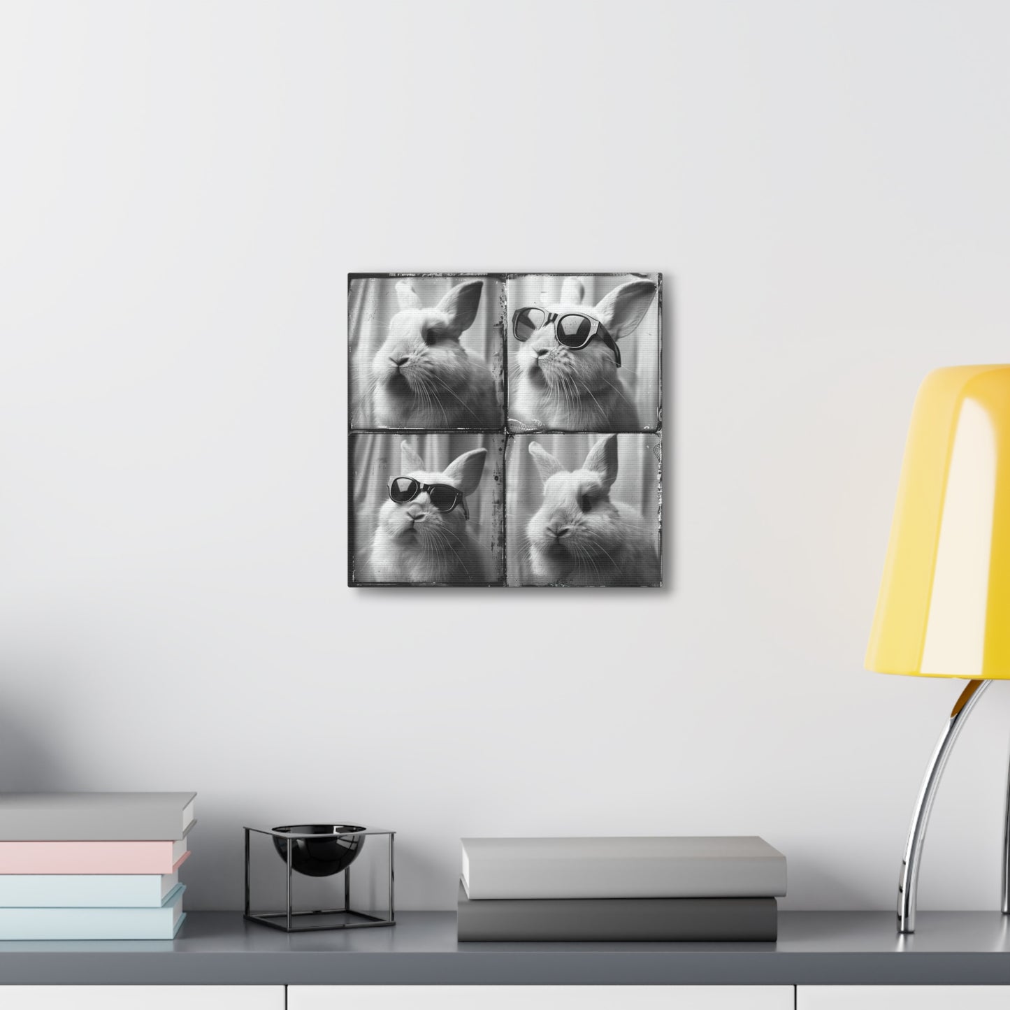 Rabbit Photo Booth Canvas