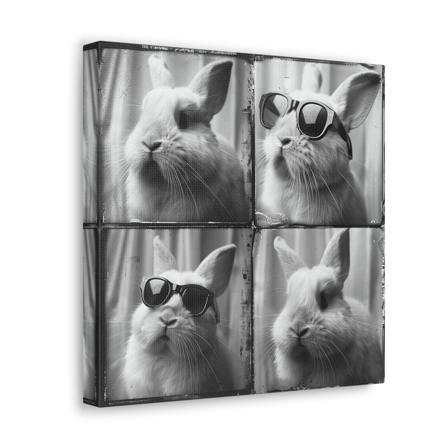 Rabbit Photo Booth Canvas