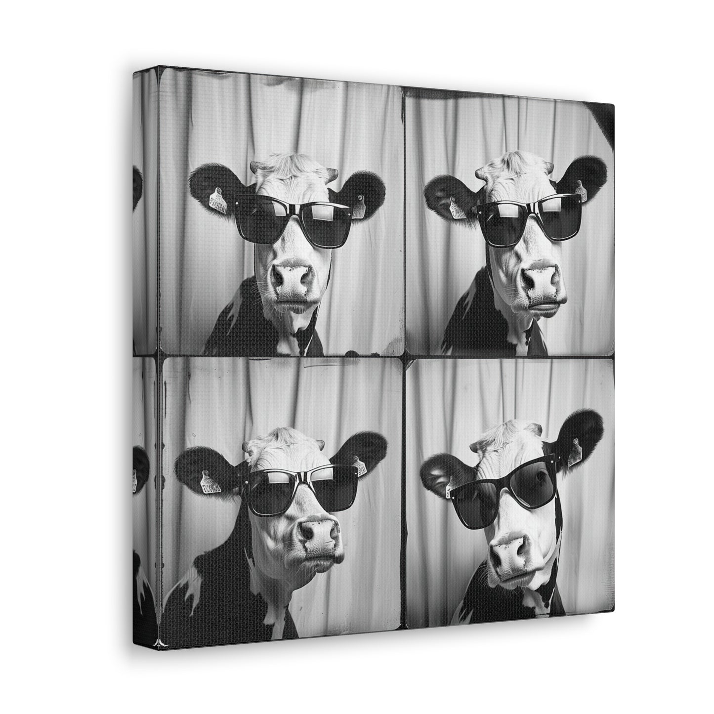 Cow Photo Booth Canvas