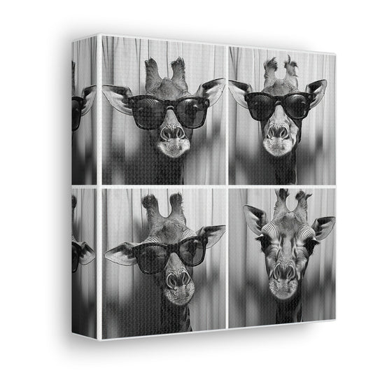 Giraffe Photo Booth Canvas