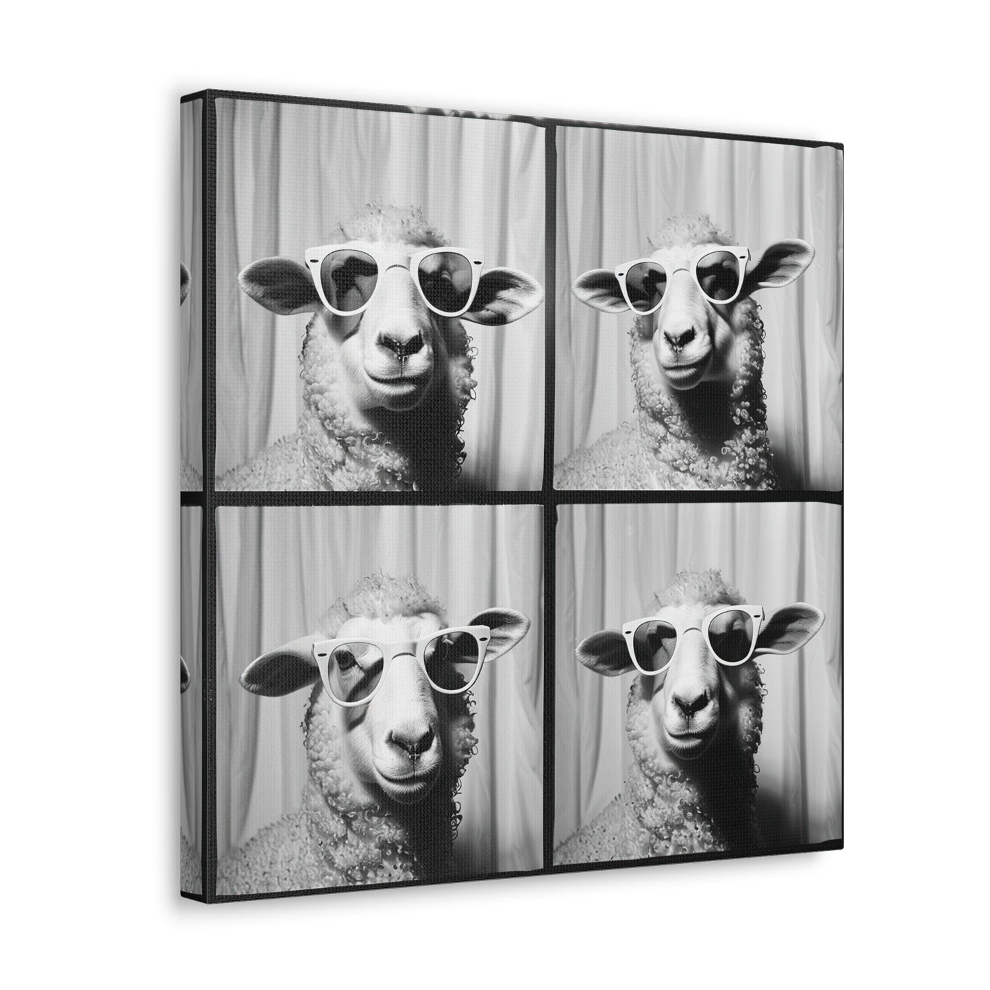 Sheep Photo Booth Canvas