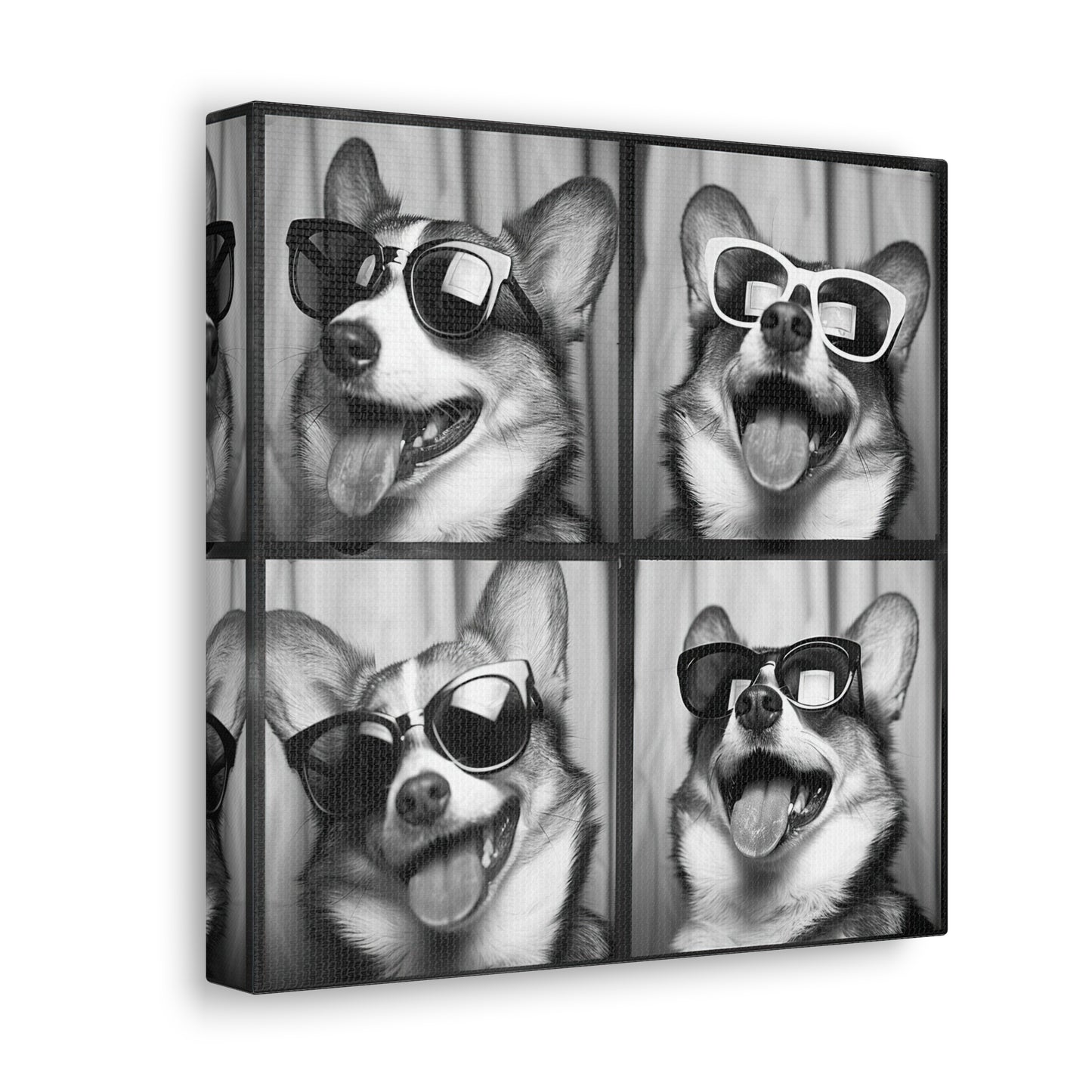 Corgi Photo Booth Canvas