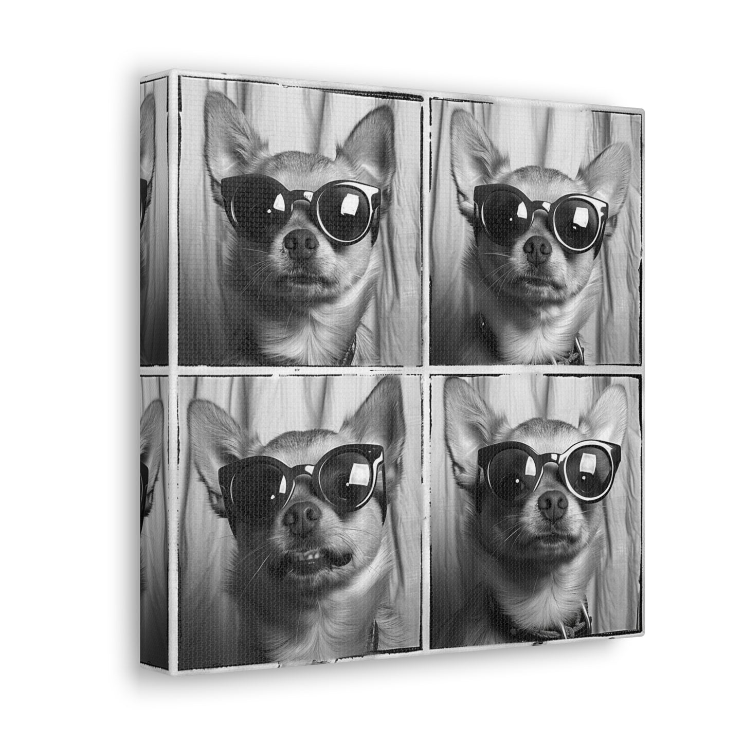 Chihuahua Photo Booth Canvas