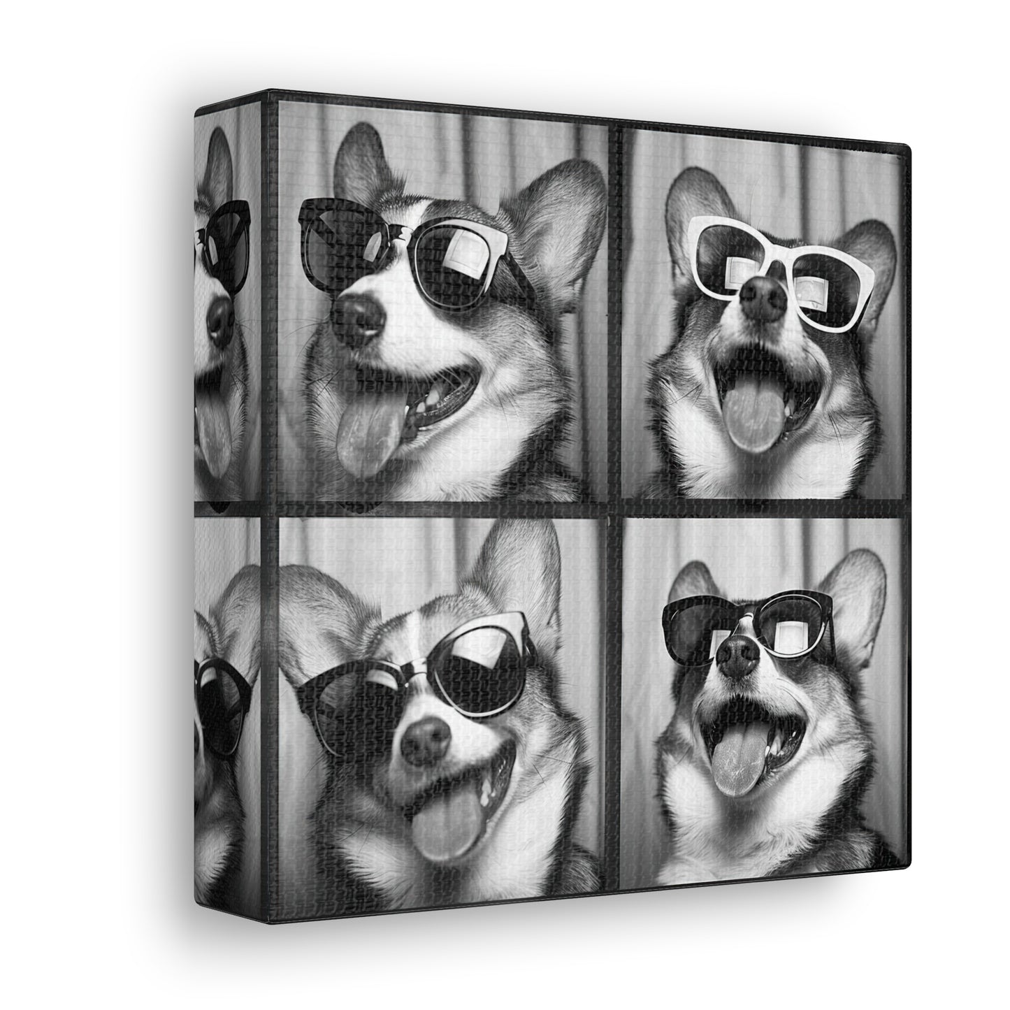 Corgi Photo Booth Canvas