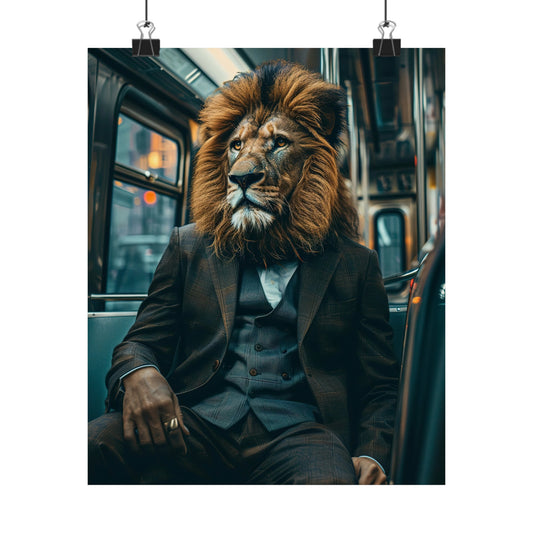 Lion Subway, Lion Wall Art