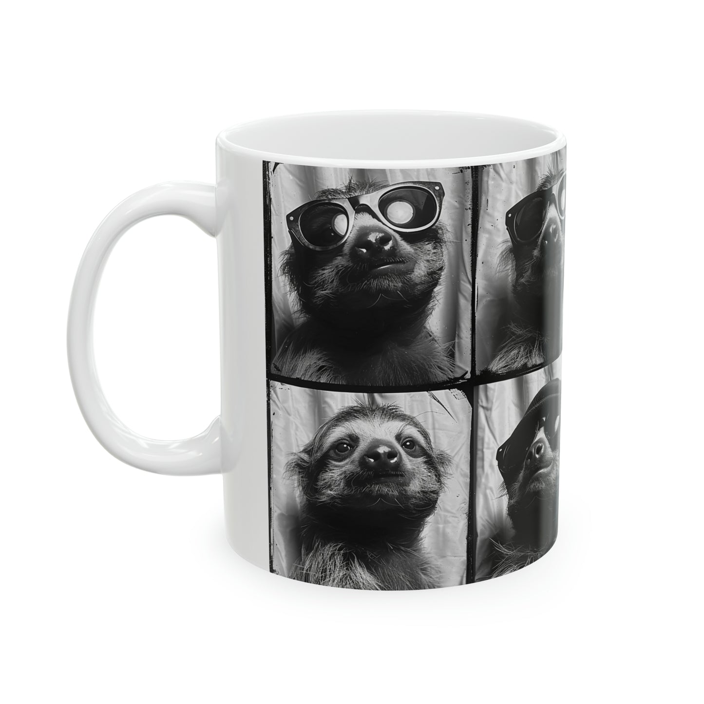 Sloth Photo Booth 11oz Mug