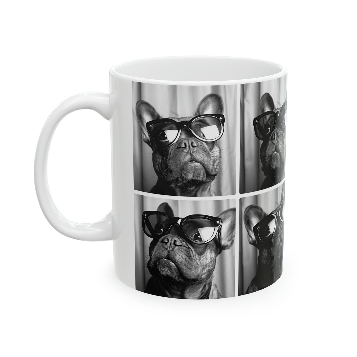 French Bulldog Photo Booth 11oz Mug