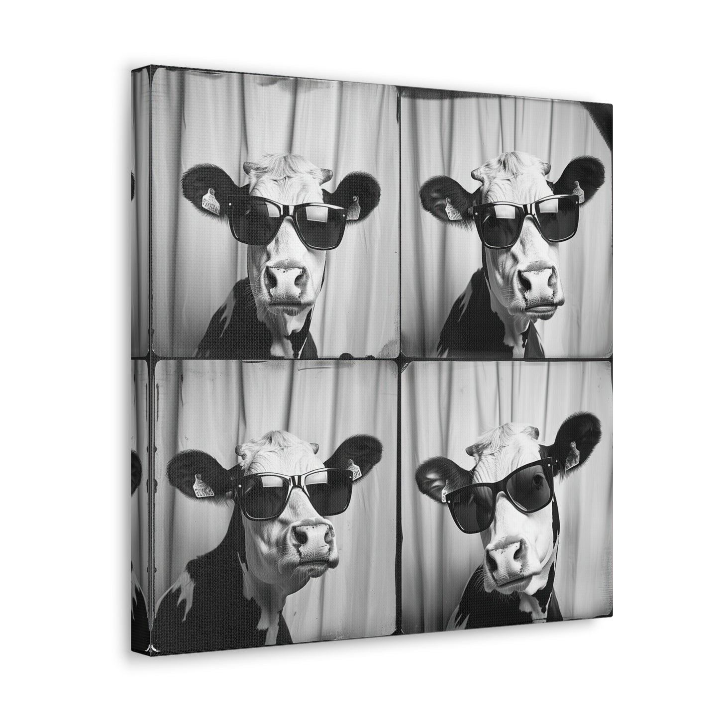 Cow Photo Booth Canvas