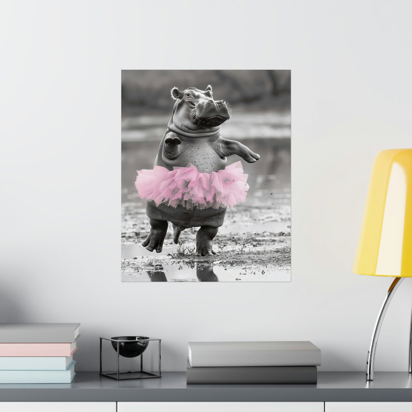 Hippo Tutu, Hippo Wall Art