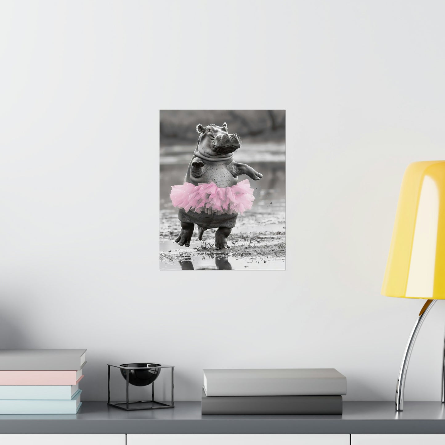 Hippo Tutu, Hippo Wall Art