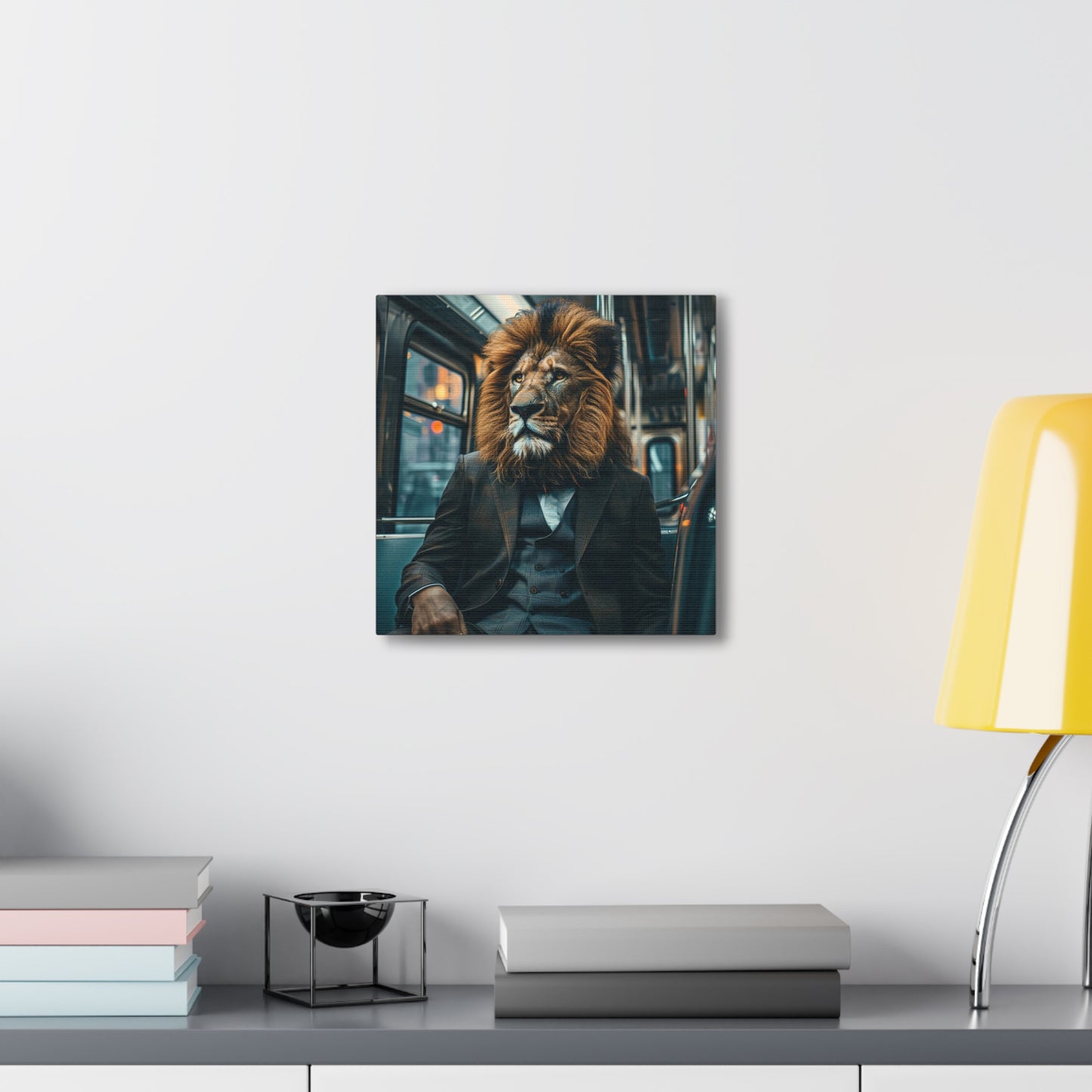 Lion Subway Canvas