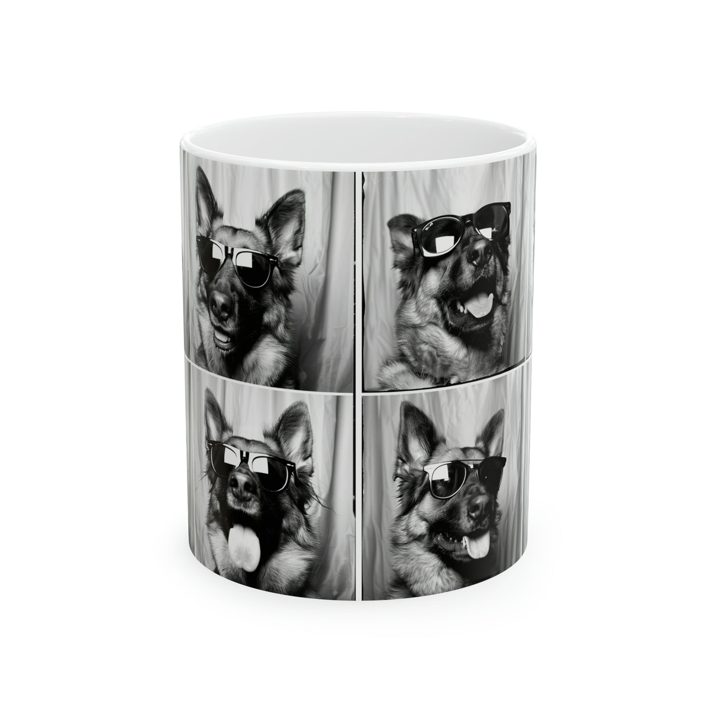 German Shephard Photo Booth 11oz Mug