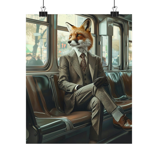 fox Subway, fox Wall Art