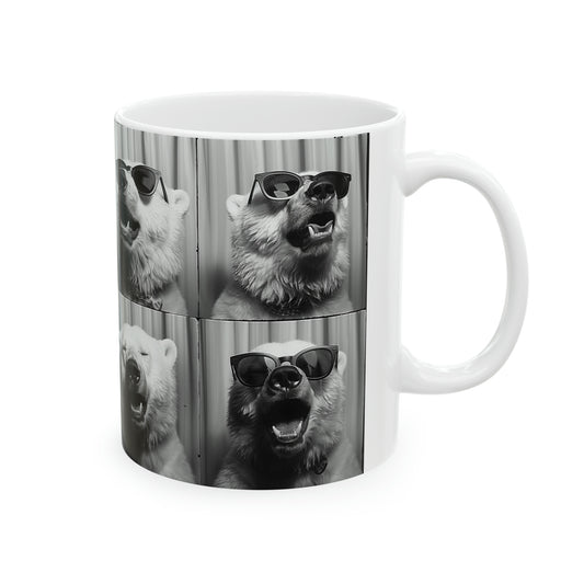 Polar Bear Photo Booth 11oz Mug