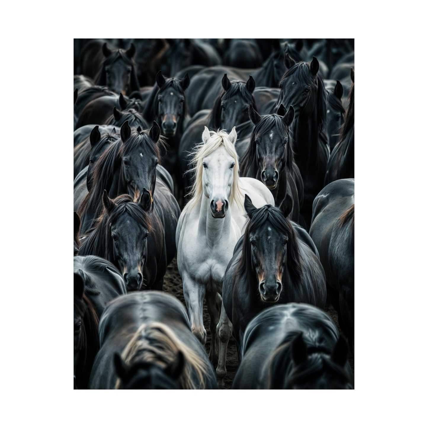 Being Different White Horse